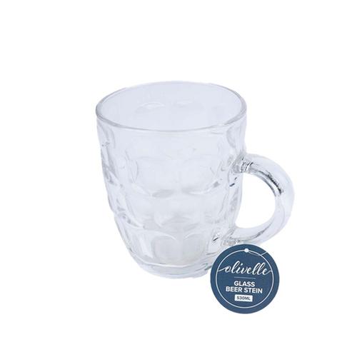 GLASS BEER STEIN 530ML