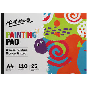 PAINTING PAD A4 25SHEETS MM