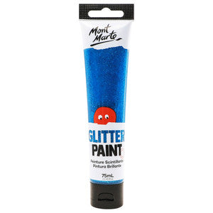 GLITTER PAINT MM 75ML L BLUE