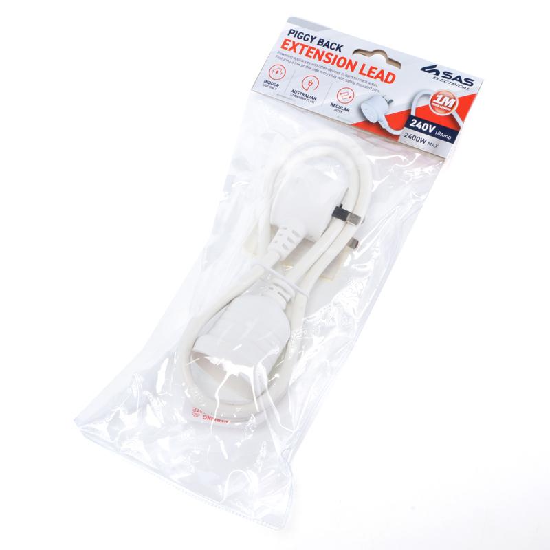 EXTENSION CORD PIGGY BACK 1M