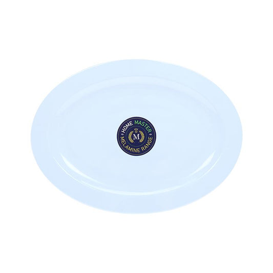 MELAMINE OVAL PLATTER 22X30CM