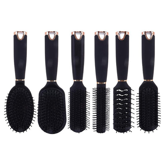 HAIR BRUSH BLK/ROSE GOLD ASST