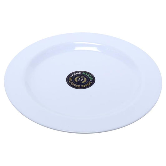 MELAMINE PLATE RND 30CM WHITE