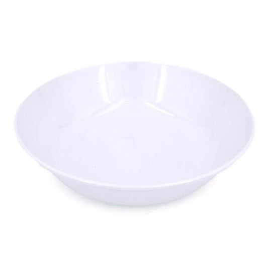 MELAMINE BOWL RND 20CM WHITE