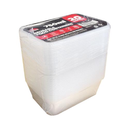 TAKEAWAY CONTAINERS 750ML PK20