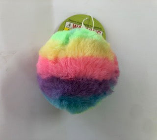 BALL BOUNCING PLUSH RAINBOW