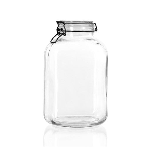 GLASS CLIP JAR FIDO 5LT