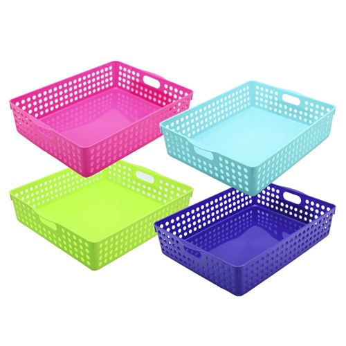 BASKET MODE NEON 35X25X7CM