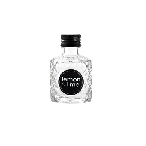 GLASS JAR QUILT VERRE 50ML W/BLACK LID