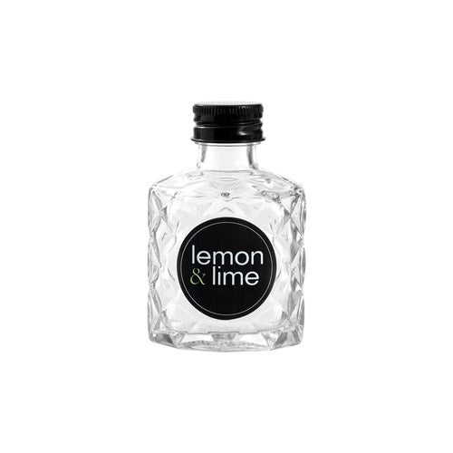 GLASS JAR QUILT VERRE 100ML W/BLACK LID
