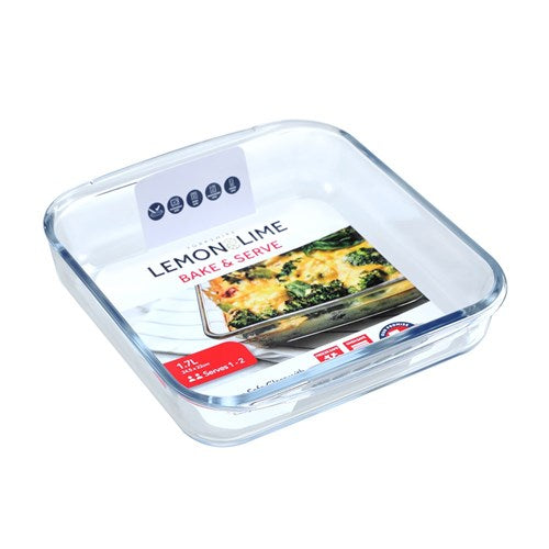 GLASS BAKEWARE RECT 1.7LT