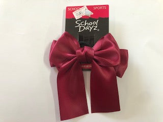 MAROON HAIR BOW