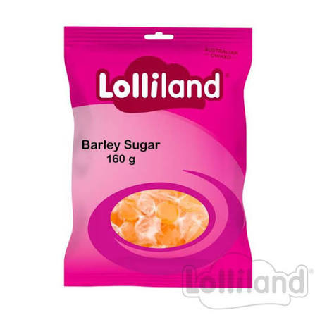 LOLLILAND BARLEY SUGAR 160G