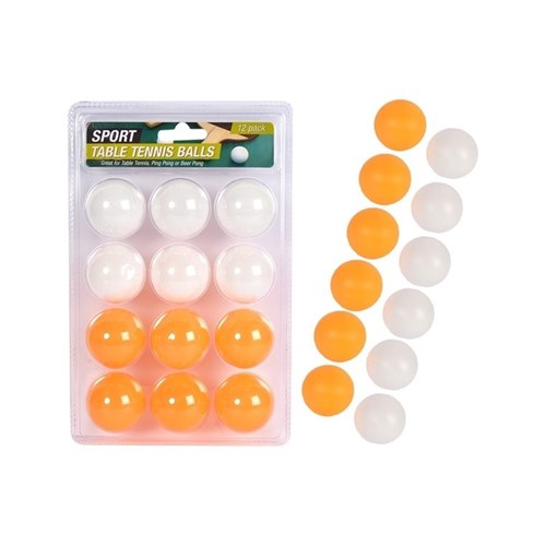 TABLE TENNIS BALLS 12PC