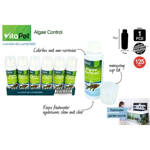 FISH TANK ALGAE CONTROL 125ML