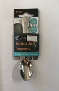 TEASPOONS 4PK S/S