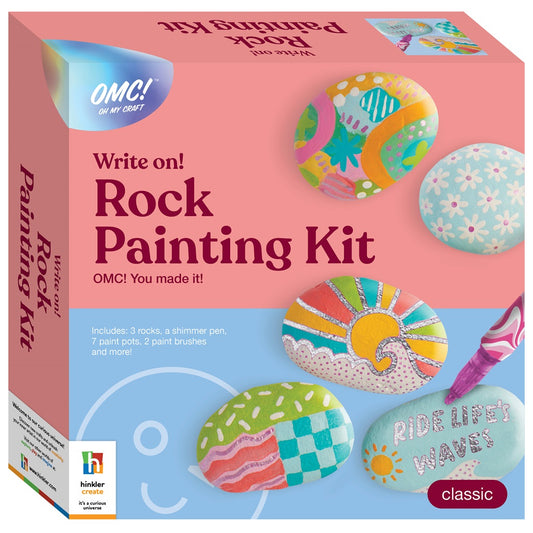 ROCK PAINTING KIT WRITE ON