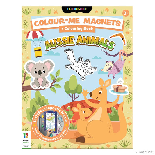 MAGNETS COLOUR ME AUSSIE ANIMALS