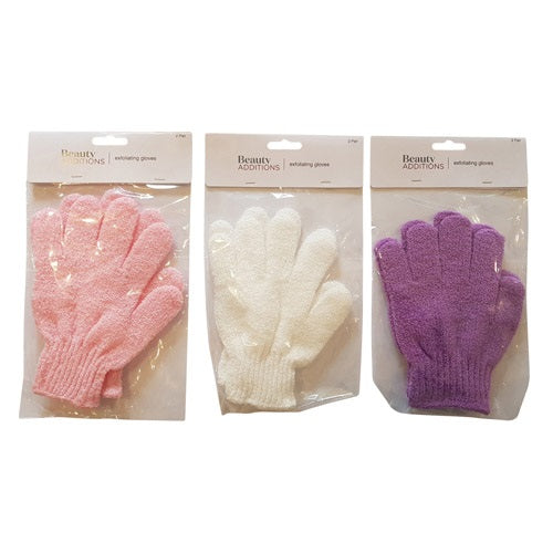 EXFOLIATING GLOVES PK2