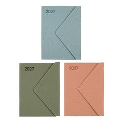 2027 DIARY A5 WTV NATURAL COVER W/FLAP