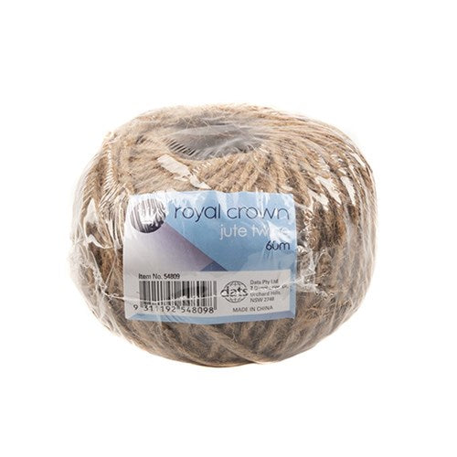 JUTE TWINE ROLL 60M X 1.5MM