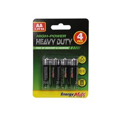 AA BATTERY LONGLIFE 4PK