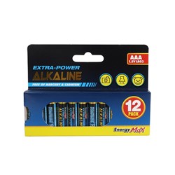 AAA BATTERY ALKALINE 12PK