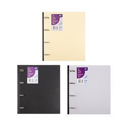 BINDER 4 RING A4 ASST CLRS