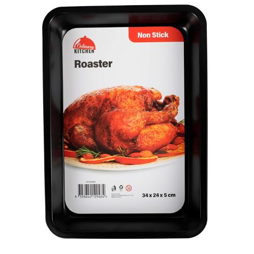 ROASTING PAN NON STICK 34X24X5CM