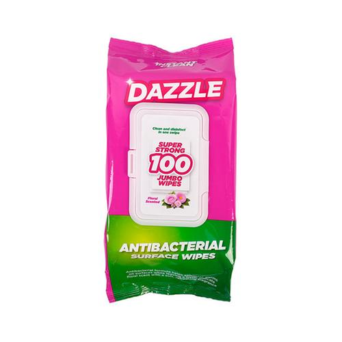 WIPES ANTIBACTERIAL FLORAL 100PC