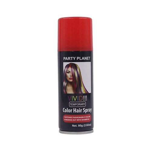 HAIR SPRAY COLOURED RED