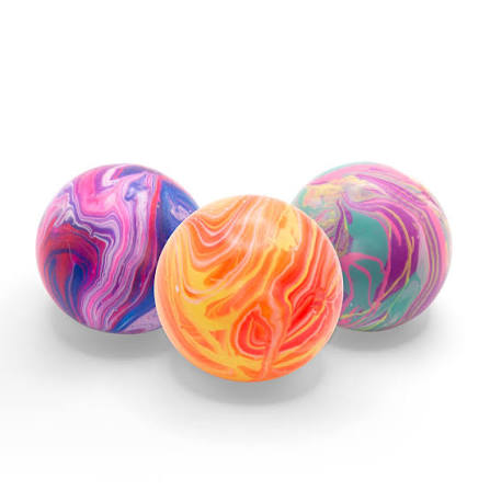 SQUISHY MARBLE BALL 5CM ASST