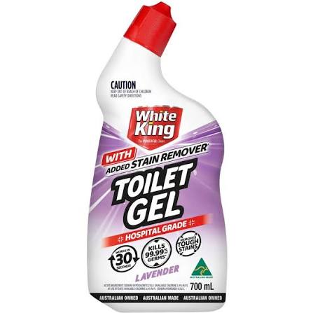 TOILET GEL WHITE KING LAVENDER 700ML