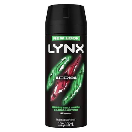 LYNX DEODORANT AFRICA 165ML