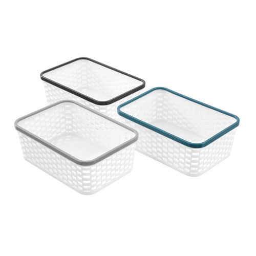 BASKET BRIK 30X21X12CM ASST