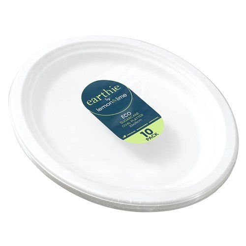 PLATES OVAL DISPOSABLE 32X26CM 10PK