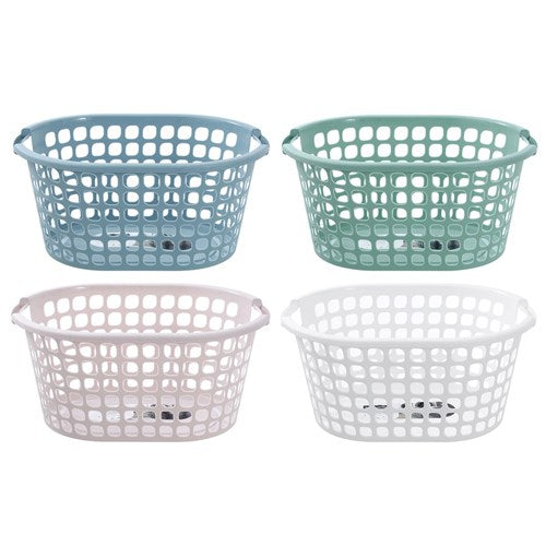 LAUNDRY BASKET 36LT ASST