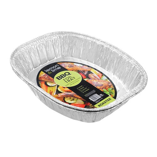 FOIL TRAY OVAL 46X36X8CM