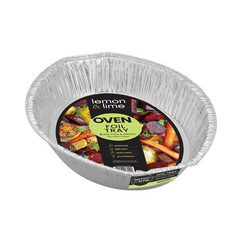 FOIL TRAY OVAL 46X34X7CM