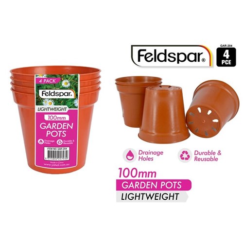 PLANTER POTS 4PC 6X10CM
