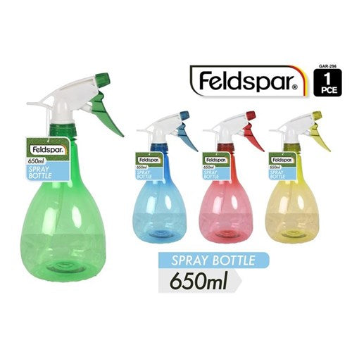 SPRAY BOTTLE 650ML ASST CLRS