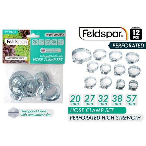 HOSE CLAMPS 12PC