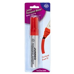 PERMANENT MARKER JUMBO RED
