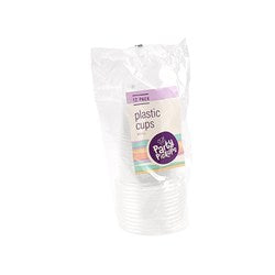 CUPS PLASTIC DISPOSABLE PK12 490ML