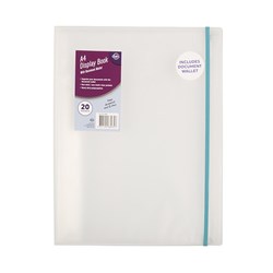 DISPLAY BOOK A4 20 POCKETS DOCUMENT WALL