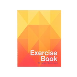 EXERCISE BOOK 8MM RULED 48PG 17X22CM