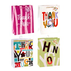 GIFT BAG THANK YOU FOIL SML