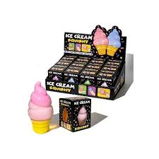 SQUISHY ICE CREAM CONE ASST