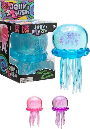 SQUISHY GEL JELLYFISH 8X5CM