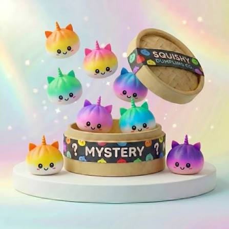 SQUISHY DUMPLING MULTI CLR UNICORN